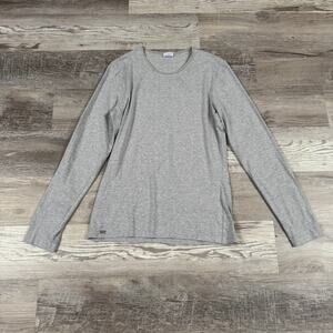 La Perla Gray Modal Cotton Long Sleeve Knit Top Minimalist SmallLuxe